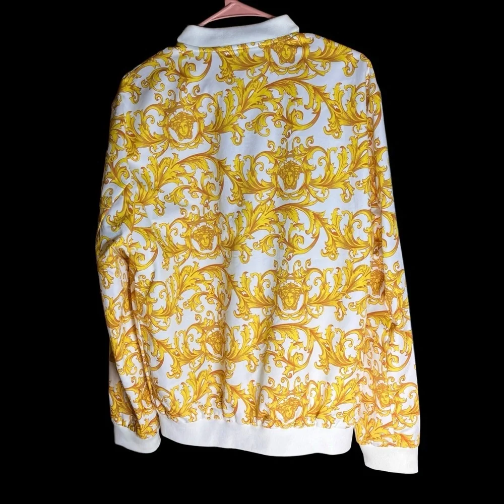 Shanbao Selection Women inspired print bomber jacket size missing is like large - Picture 8 of 9